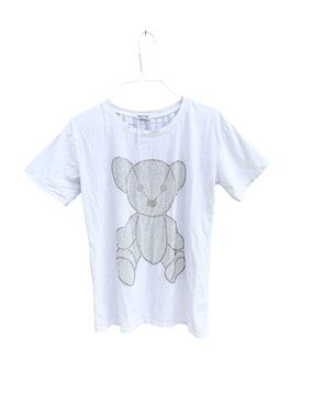 MOSCHINO Rhinestone 3D Teddy Bear Tee
